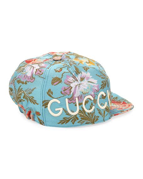 Gucci Floral Jacquard Baseball Cap 